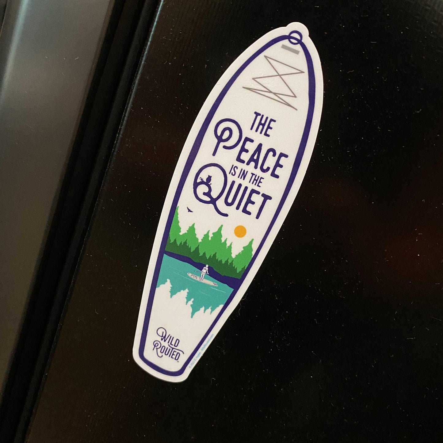 Paddle Board Vinyl Sticker - Wild Routed