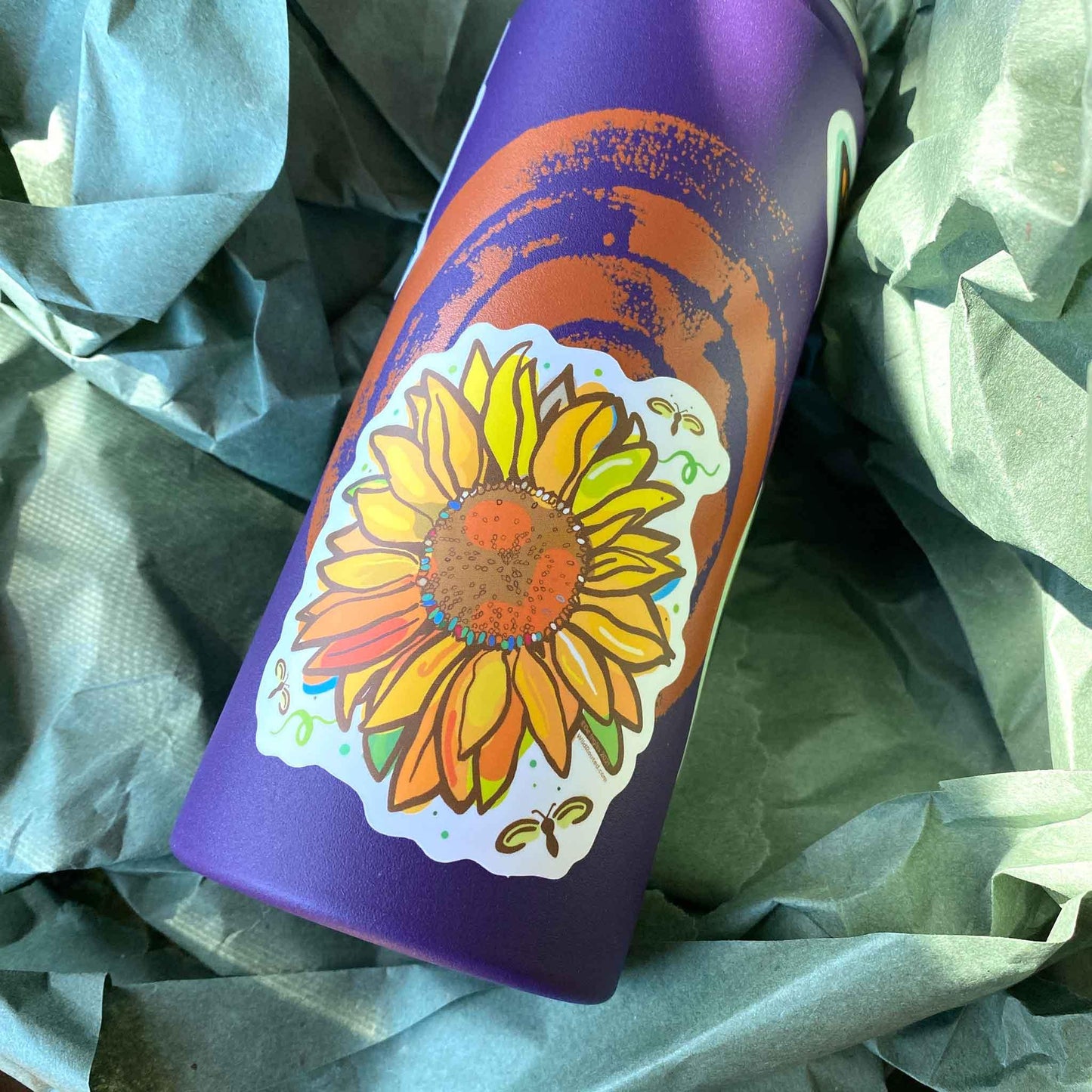 Sunflower Vinyl Sticker - Wild Routed