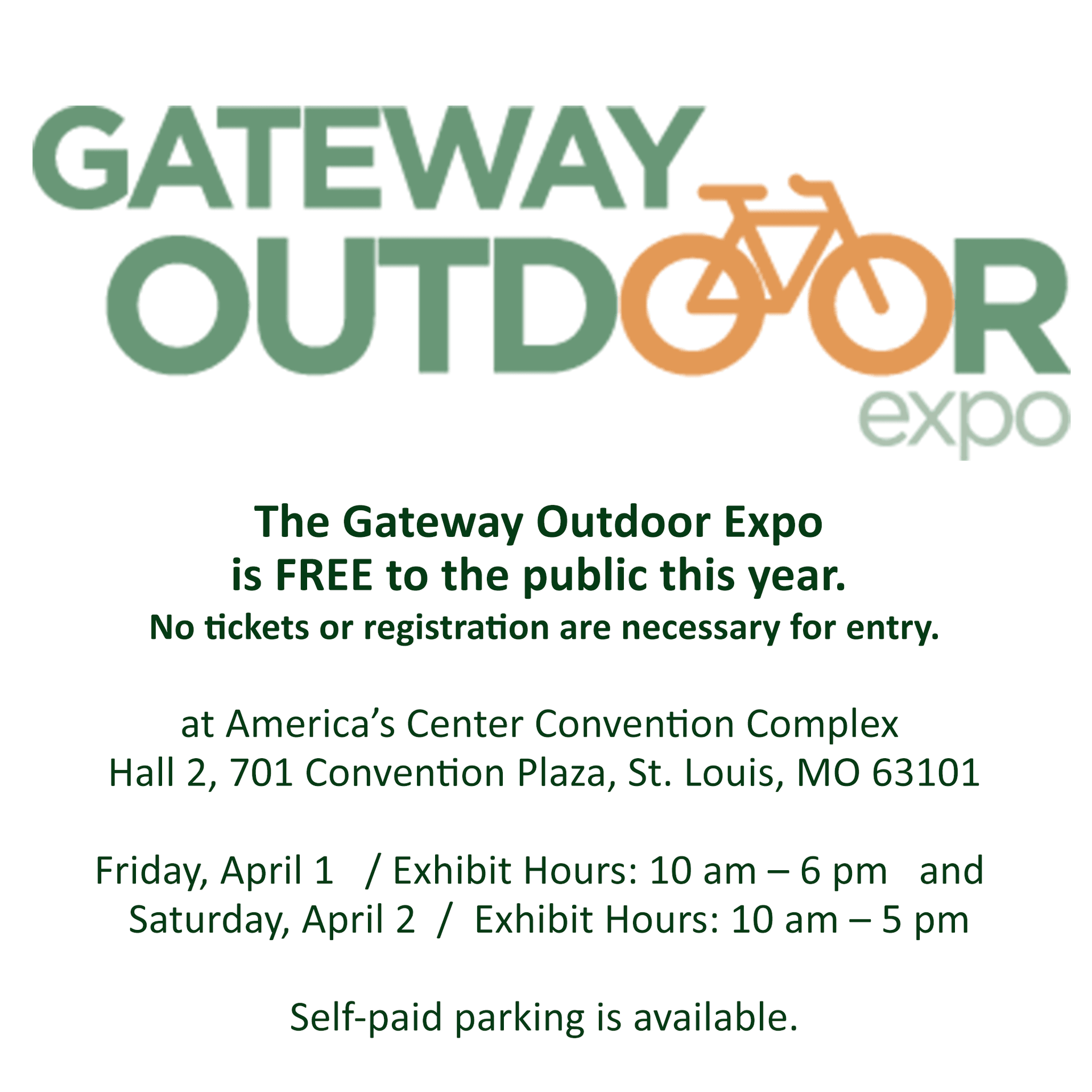 Outdoor Consumer Show and Cultural Gathering April 1-2 / St. Louis - Wild Routed