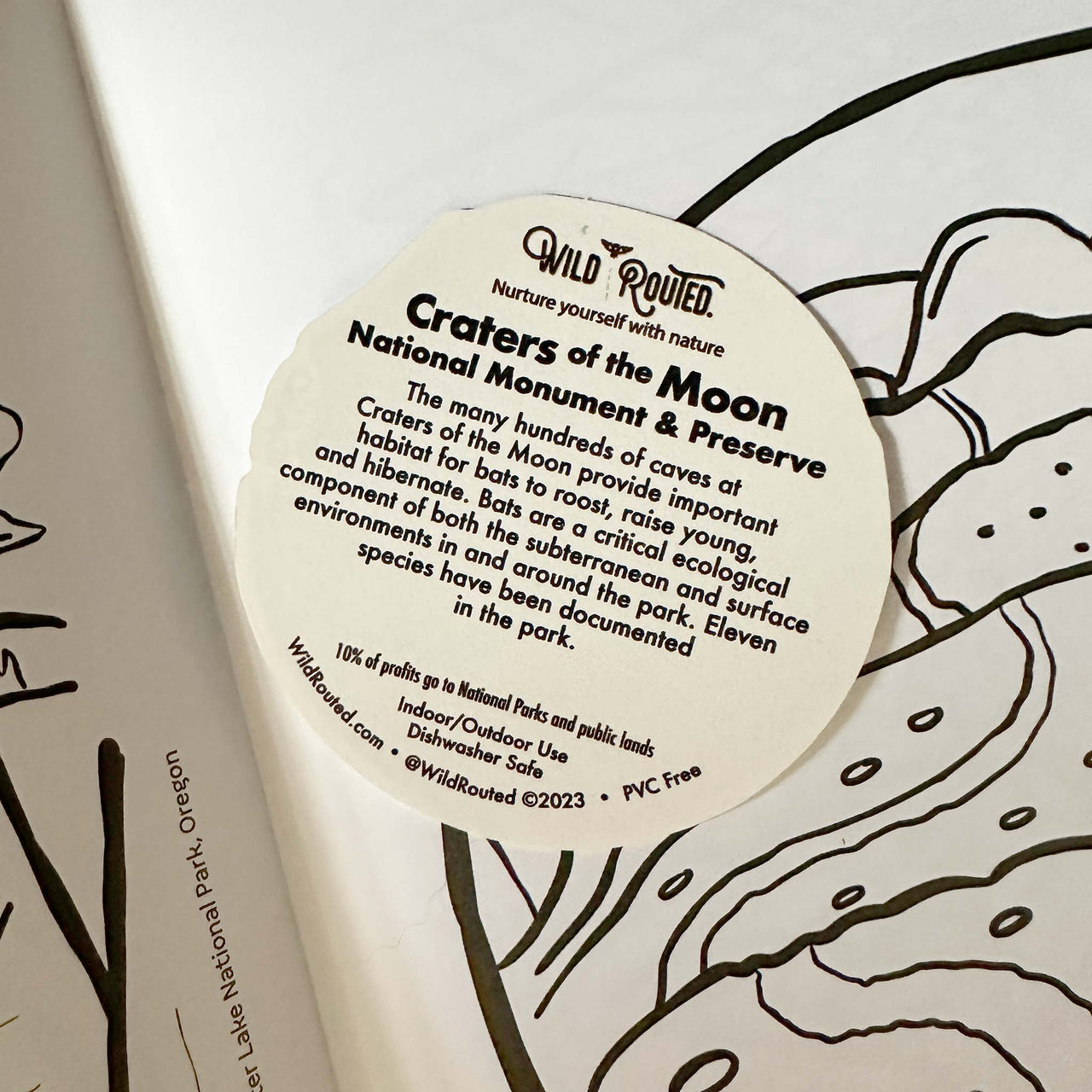 Craters of the Moon National Monument Sticker