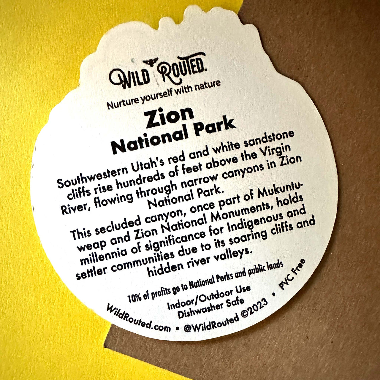 Zion National Park Angels Landing Sticker
