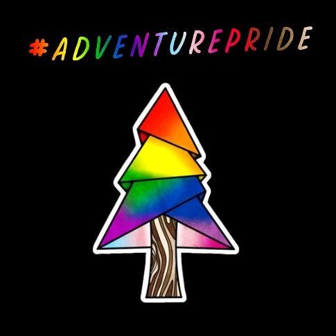 Adventure Pride Vinyl Decal by Mikah Meyer - Wild Routed