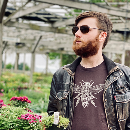 Save the Bees Graphic Tee in Greenhouse