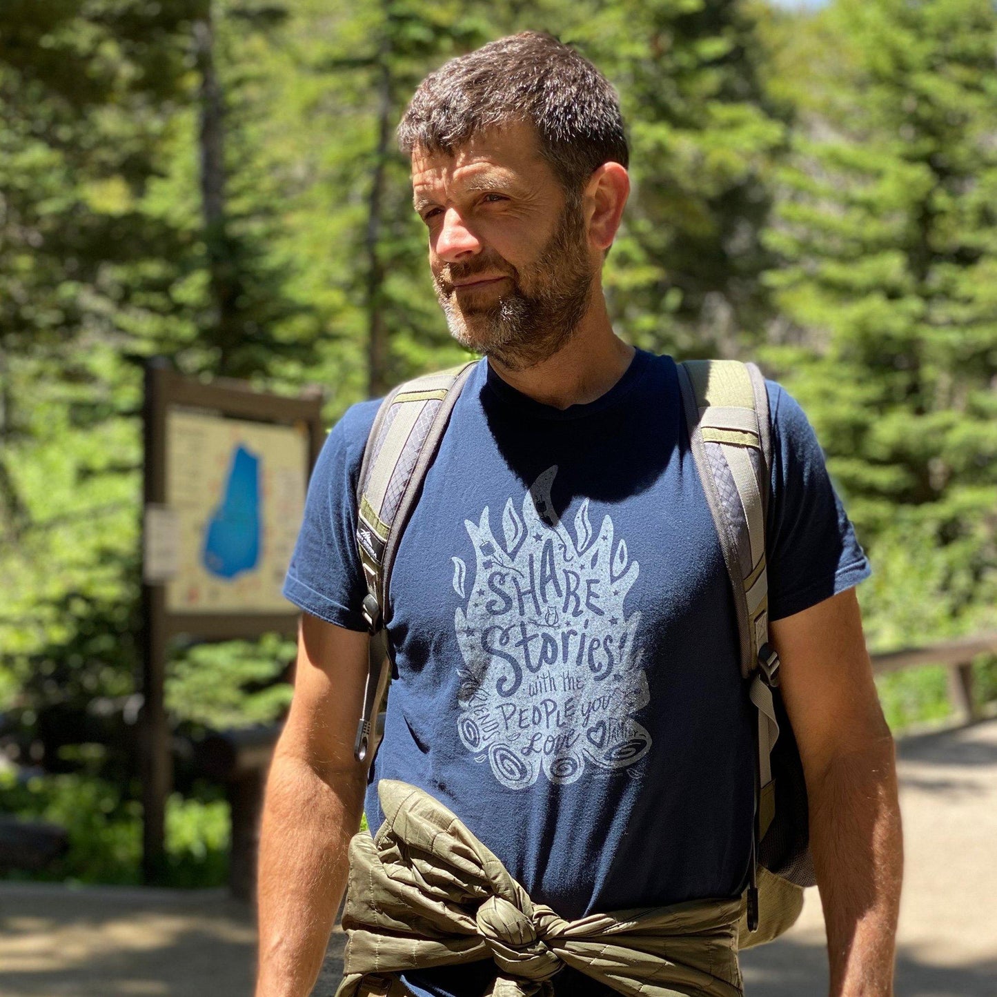Share Stories Graphic Tee Rocky Mountain National Park
