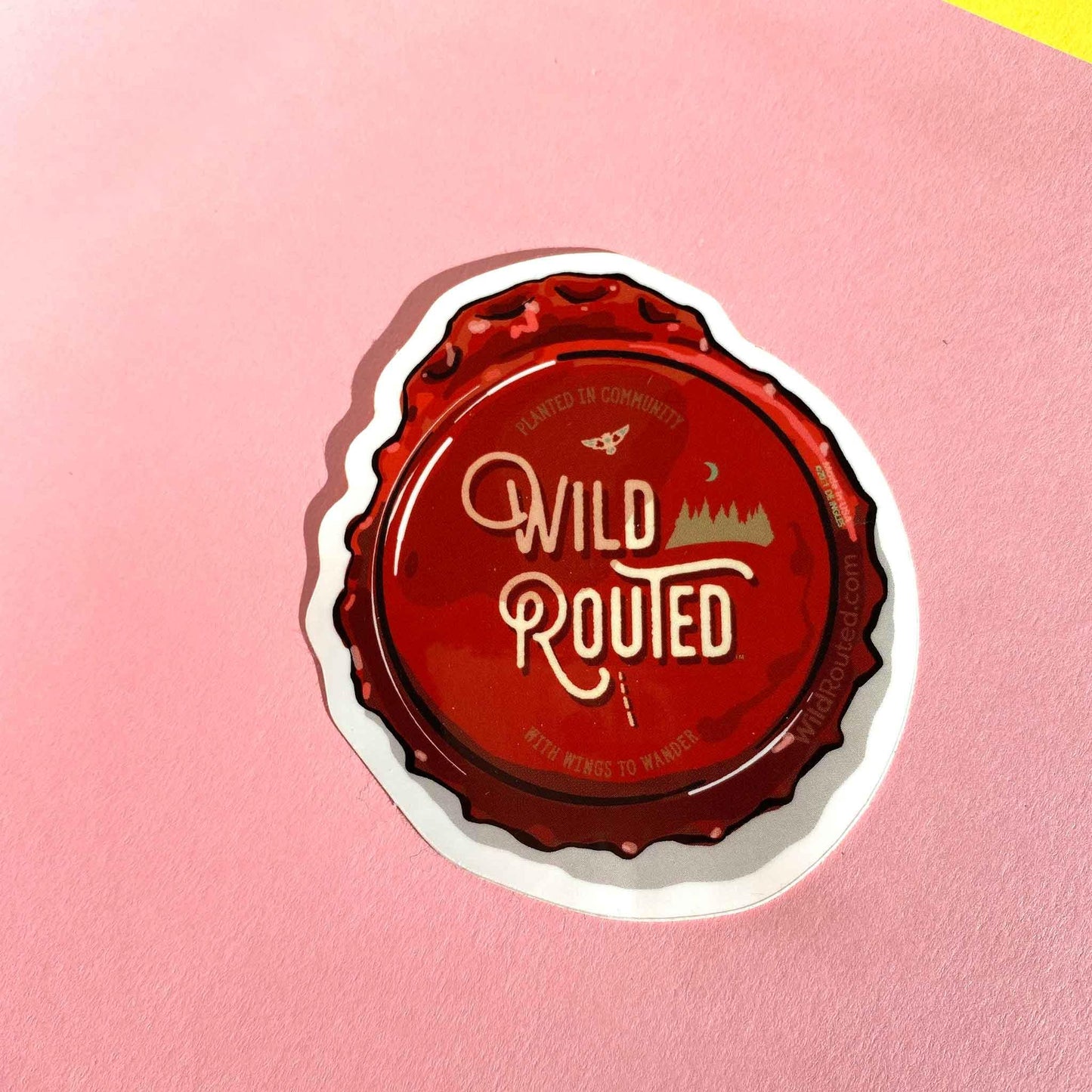 WR Vintage Pop Top Vinyl Sticker - Wild Routed