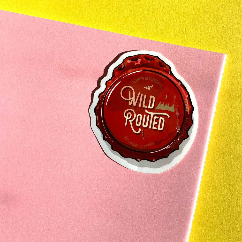 
                  
                    WR Vintage Pop Top Vinyl Sticker - Wild Routed
                  
                