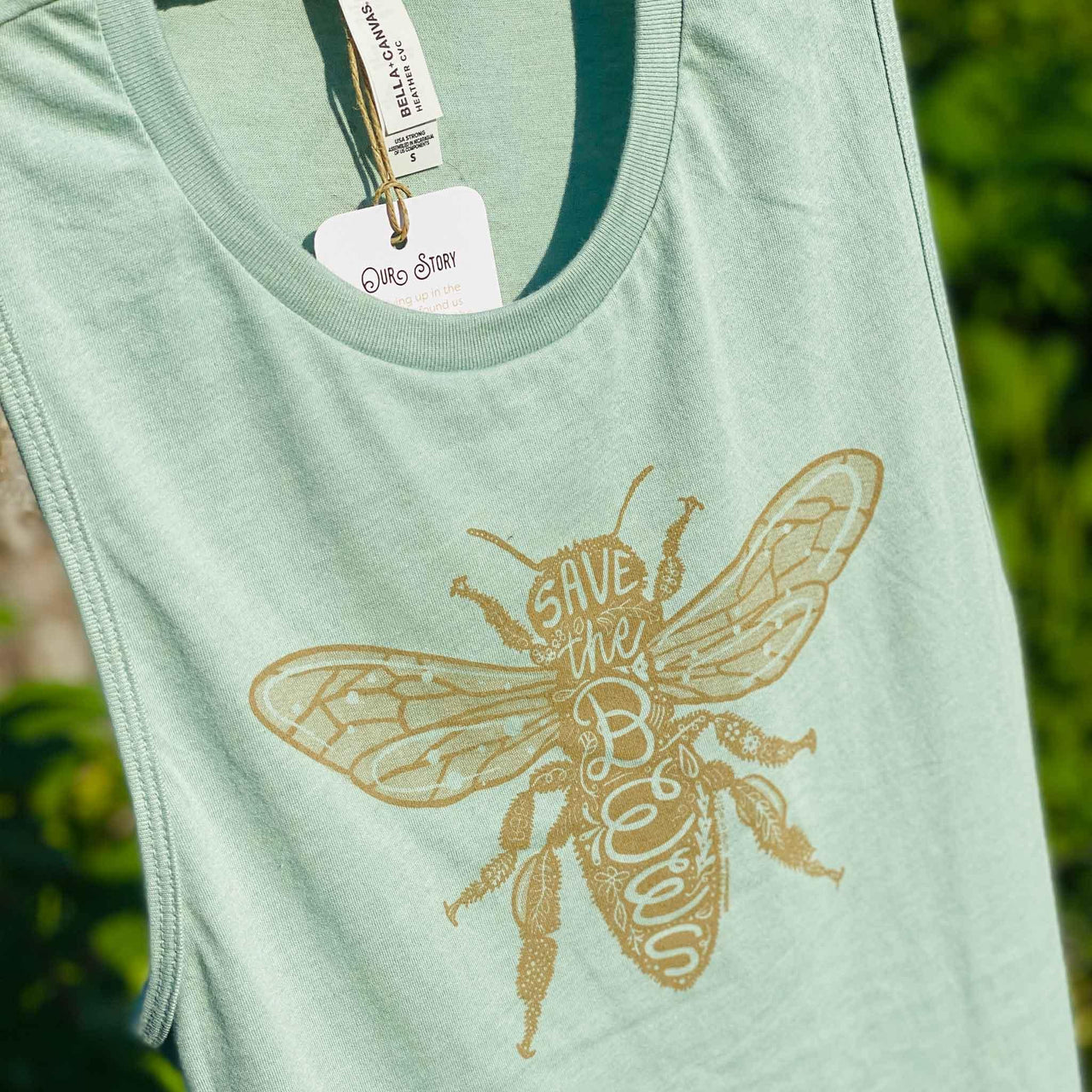Save the Bee Women's Muscle Tank - Wild Routed