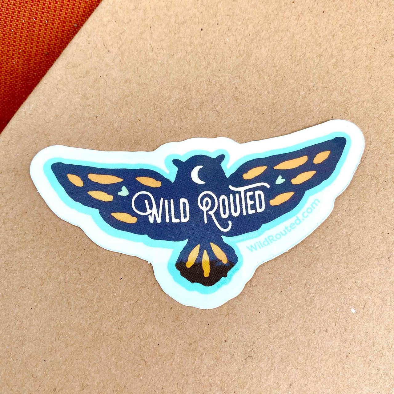 Wild Routed Owl Vinyl Sticker - Wild Routed