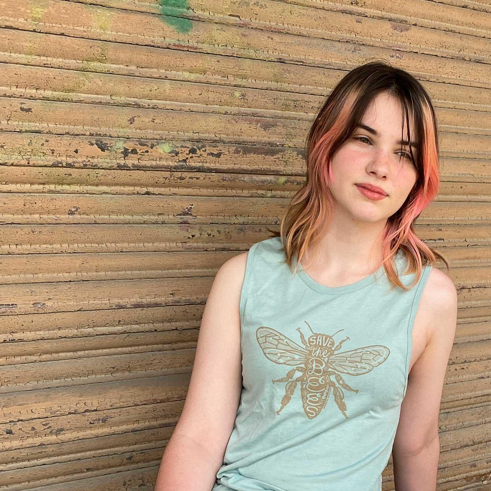 Save the Bee Women's Muscle Tank - Wild Routed