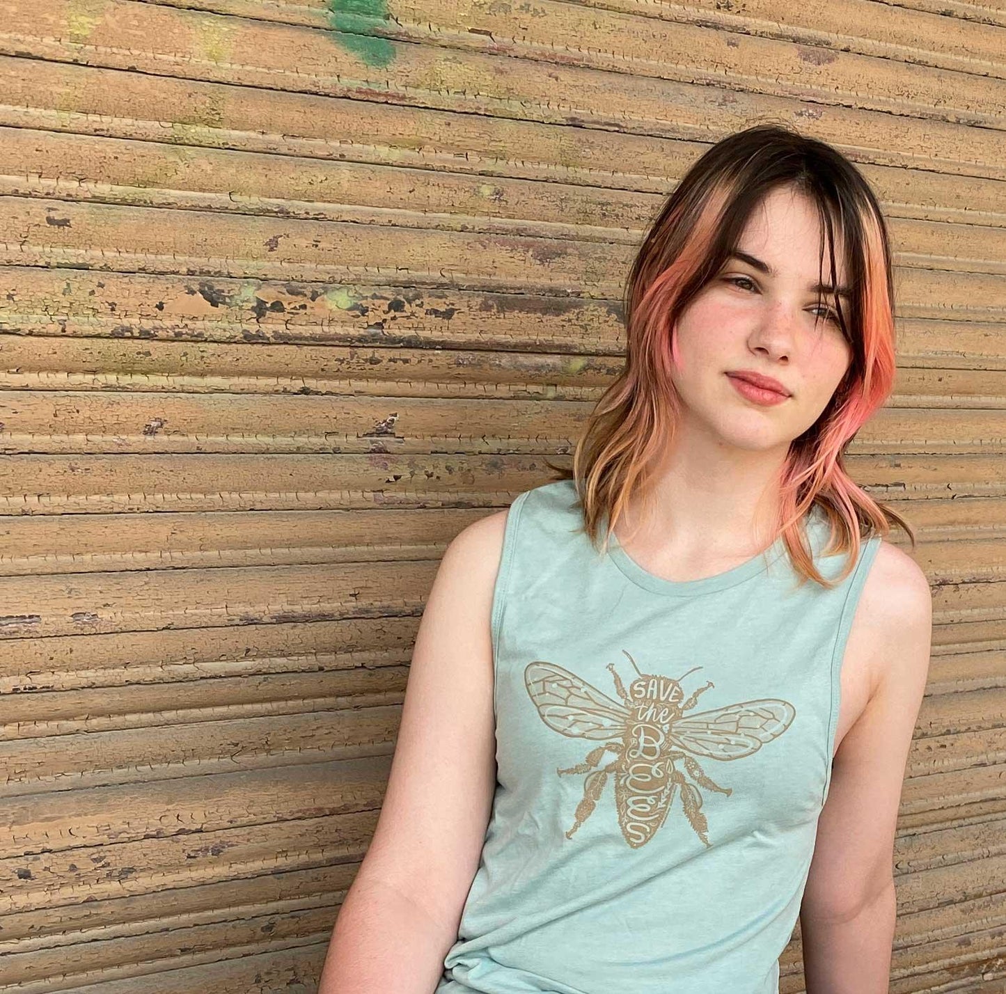Save the Bee Women's Muscle Tank - Wild Routed