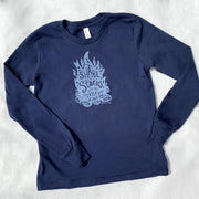Share Stories Toddler Jersey Long Sleeve Tee Navy